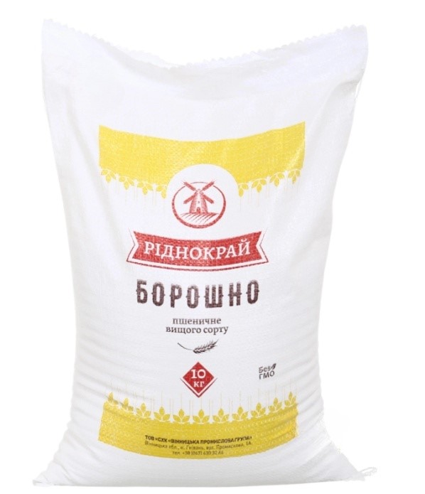 Борошно Ріднокрай вищого сорту 10 кг